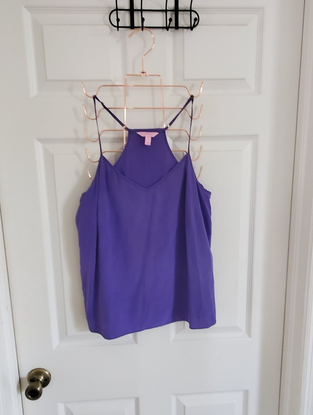 Blue/Purple Lilly Pulitzer 100% Silk Top M
